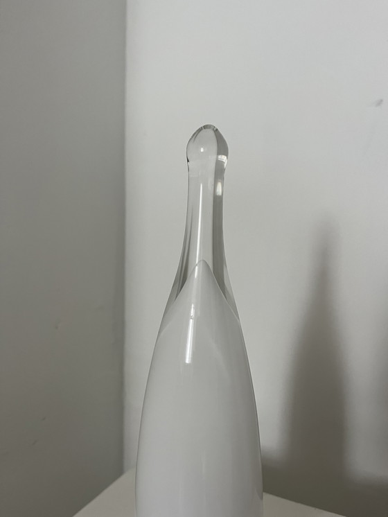 Image 1 of Vintage glazen schemerlamp Ikea jaren 90
