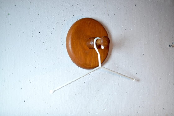 Danish Teak Jacket Hook Wardrobe Coat Rack Vintage – Wood (photo 3 of 5)