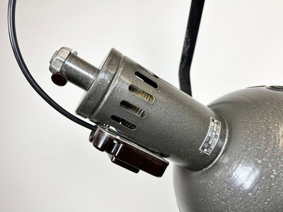 Image 1 of Projecteur de théâtre gris vintage d'Elektrosvit, années 1970