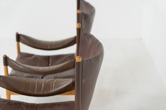 Image 1 of Pair of “Modus” armchairs by Kristian Vedel for Søren Willadsen (Denmark, 1960s).