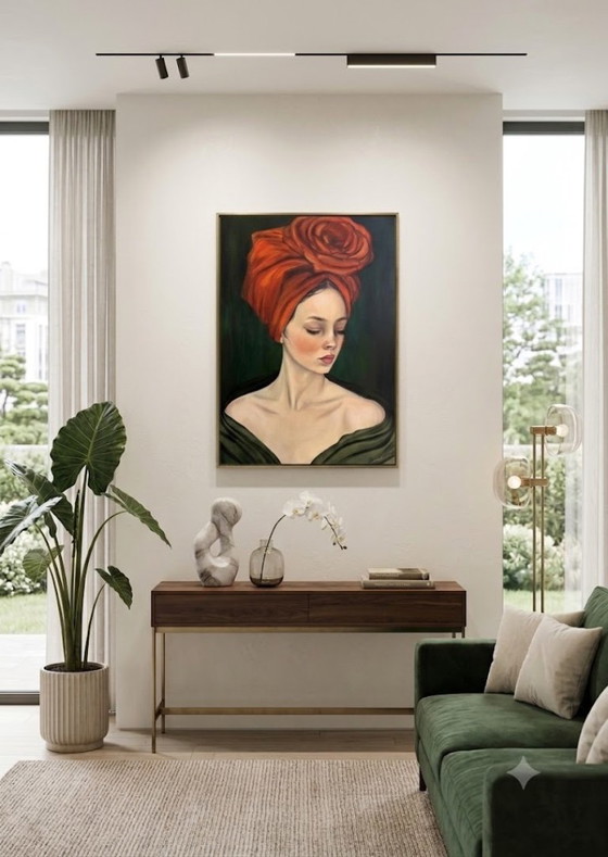 Woman's Flower – Paintings & Drawings, Canvas (photo 8 of 13)