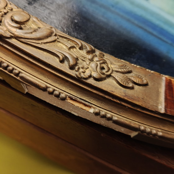 Image 1 of Luc Heirbaut – “The Secret of Fertility” (1970)
Original oil on panel – double signed – surrealist period