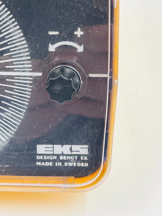 Image 1 of EKS Bengt Ek kitchen scale, saffron yellow, Swedish design