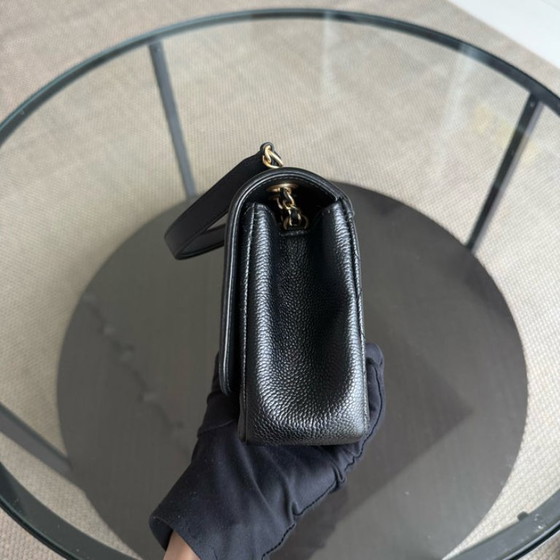 Image 1 of Chanel Filigree CC Small - Caviar Quilted Black Gold Hardware