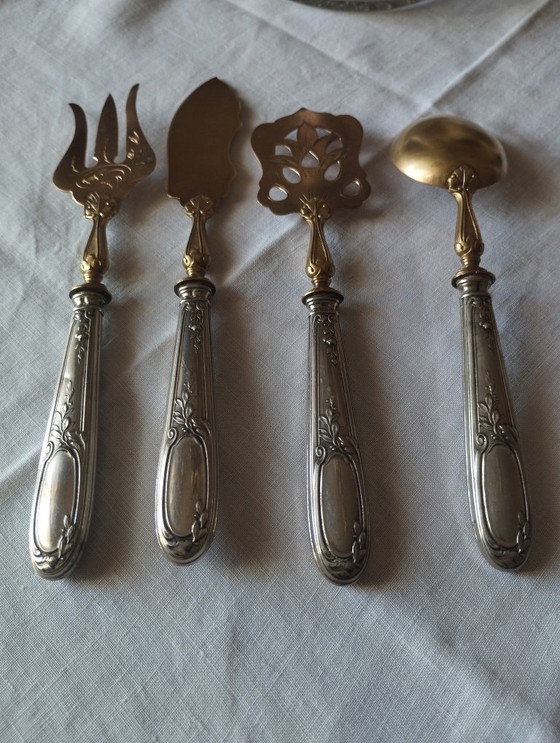 Image 1 of An old-fashioned dessert or hors d'oeuvre service