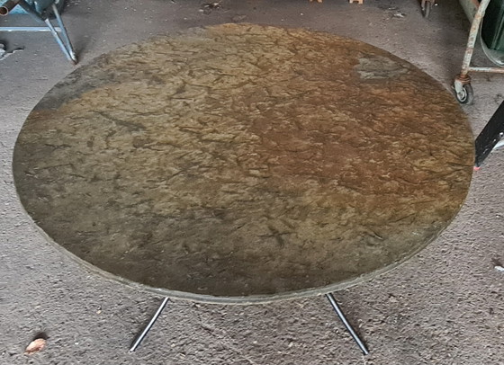 Image 1 of Mid-Century Schiefertisch - Couchtisch '70