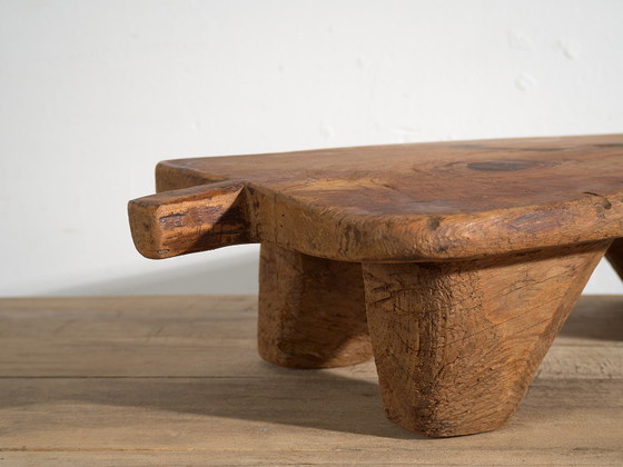 Antique low work table (c.1920) #19, Side tables, Wood, Brown, Rustic (photo 15 of 22)