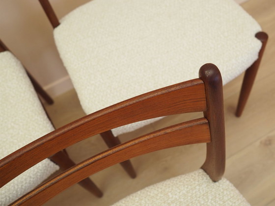 Image 1 of Sechs Teakholzstühle, dänisches Design, 1960er Jahre, hergestellt in Dänemark