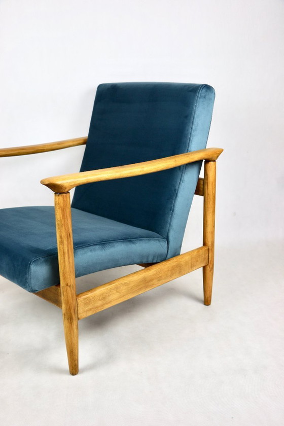 Image 1 of Blue Ocean GFM-142 Armchair attributed to Edmund Homa, 1970s