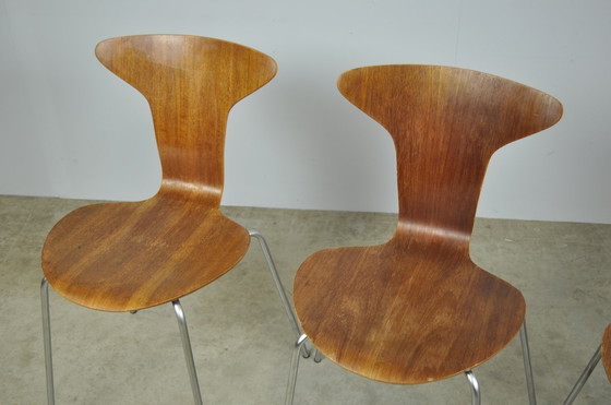 Image 1 of Fritz Hansen / Vintage Mosquito Dining Chairs / Arne Jacobsen / 1960S Denmark