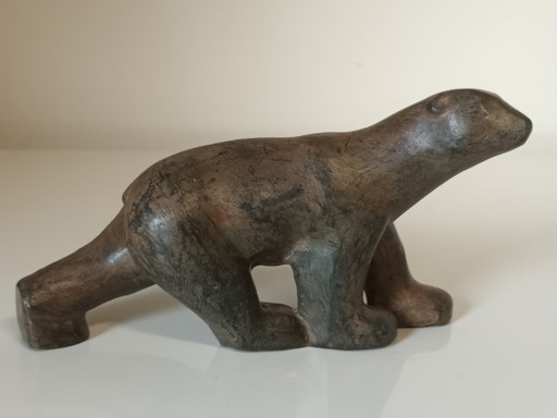 Bronze-Eisbär Pierre Chenet