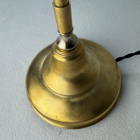 Image 1 of Vintage XXL opaline tafellamp