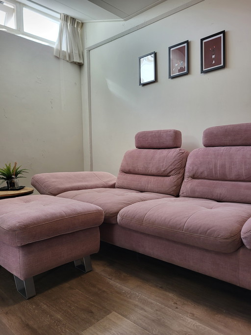 Henders & Hazel Designerbank | Pastelroze | Verstelbaar | €750