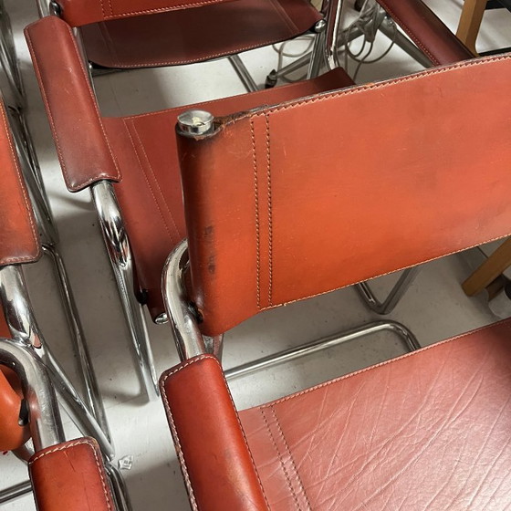 Image 1 of Ensemble de 12 chaises Matteo Grassi MG5 - cognac