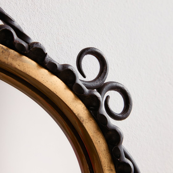 Image 1 of MK10734 Specchio in ferro battuto
