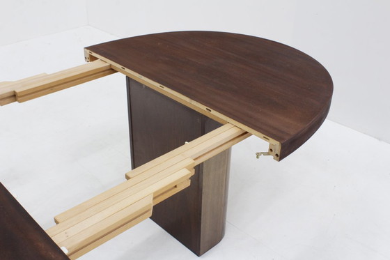 Image 1 of Vintage oval extendable dining table Alma Möbel