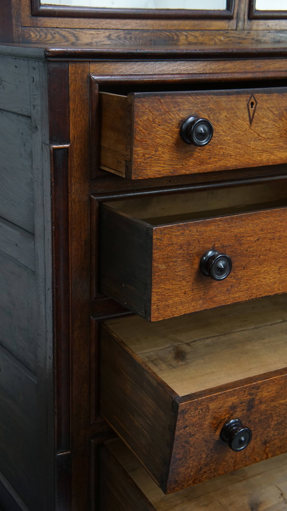 Image 1 of Antique English buffet/ bookcase from early 19th century