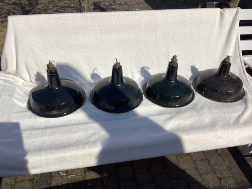 4 lámparas colgantes industriales Reluma
