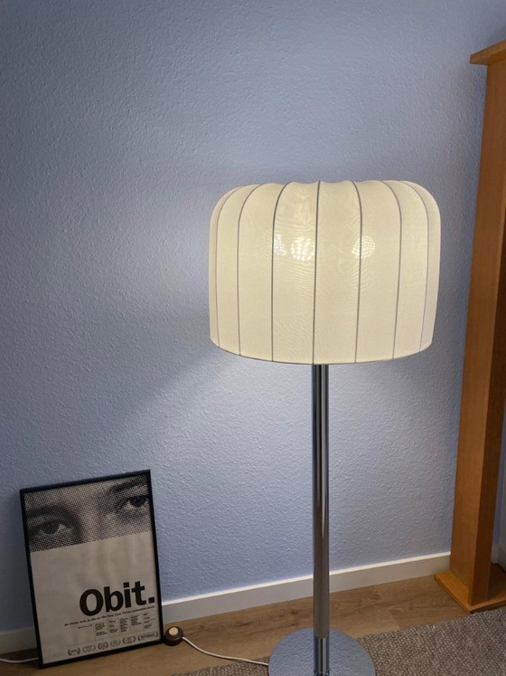 Image 1 of Lampadaire Original Staff Leuchten Space Age – Modèle 001400 – Milieu du siècle 1960 (Chrome impeccable)