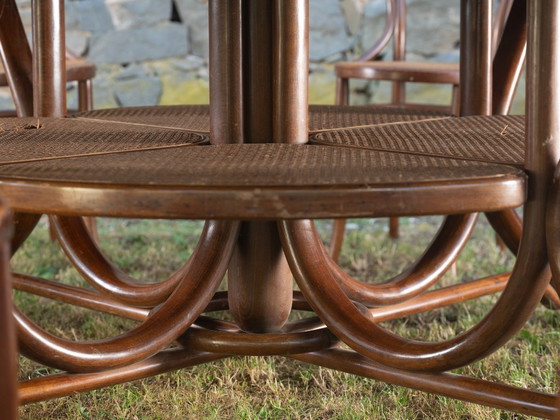 Image 1 of Juego de comedor, Thonet o J. & J. Kohn, década de 1900-1930, Imperio austrohúngaro