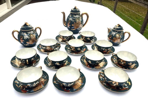 antique Japanese tea and coffee set