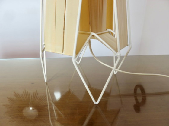 Minimalist lamp by Bengt Johan Gullberg, Sweden, 1950-1960 – Table lamps, Metal, Plastic (photo 7 of 12)