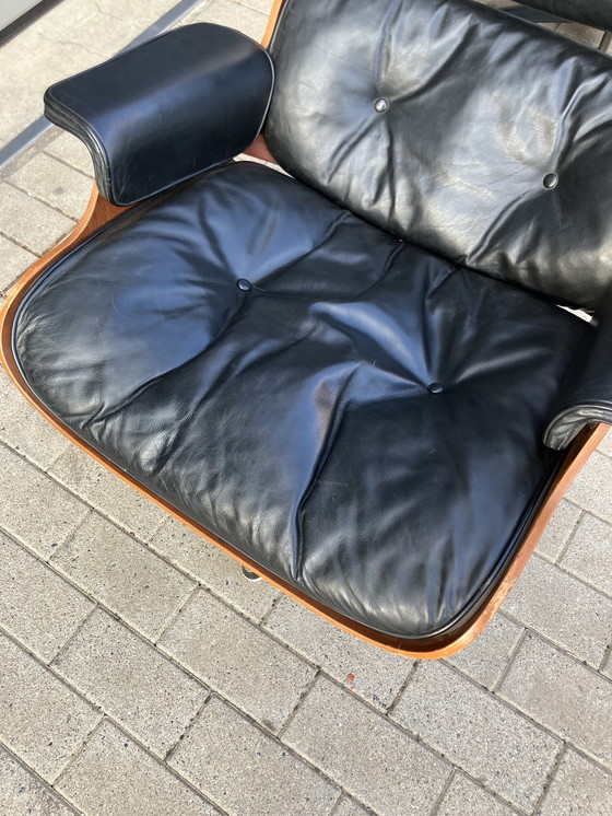 Image 1 of 2x Eames Lounge Chair Contura/Fehlbaum 1950er Jahre