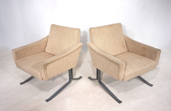 Image 1 of Set di due sedie a sbalzo Röhl, 1960