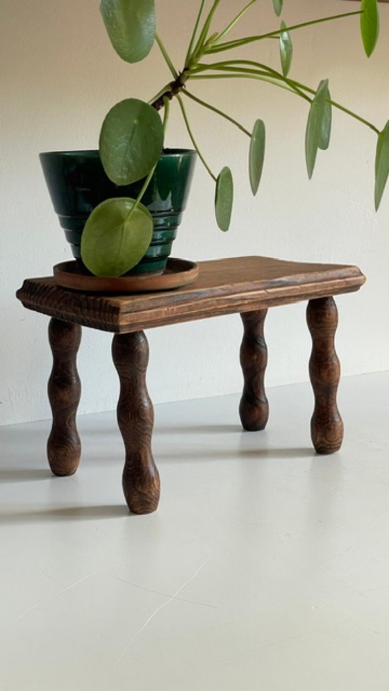 Tabouret Vintage Bois Tourné – Wood (photo 8 of 14)