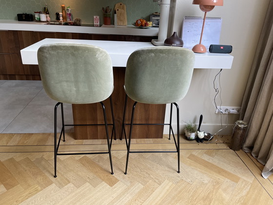 Image 1 of 2X Gubi Beetle Barstool