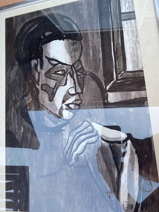 Image 1 of Manfred Kütz engraving, 1970s