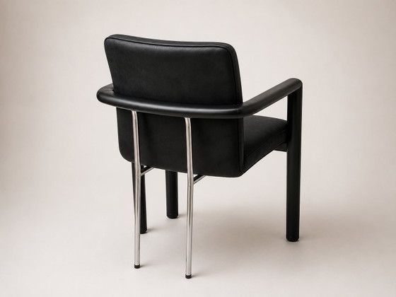 Leolux dining set – Leather, Metal (photo 5 of 7)