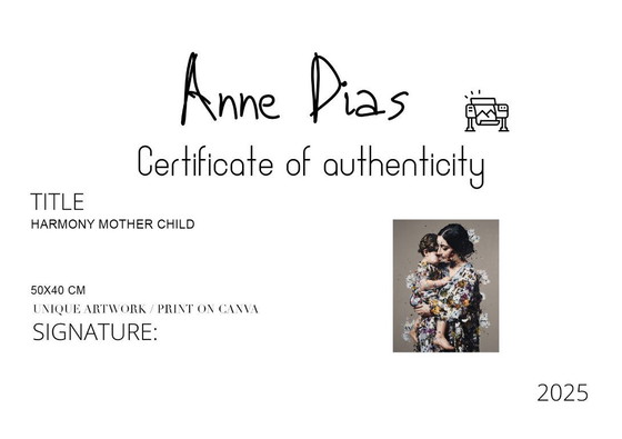 Image 1 of Anne DIAS "Harmony Mother Child" 