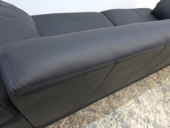 Image 1 of De Sede ds 116 designer sofa leren bank desede top zwart