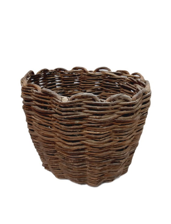 Image 1 of Antique primitive wicker basket