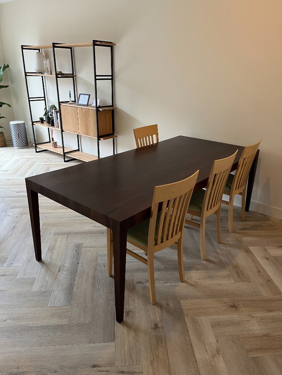 Image 1 of Hulshoff Design dining table walnut (210x100cm)
