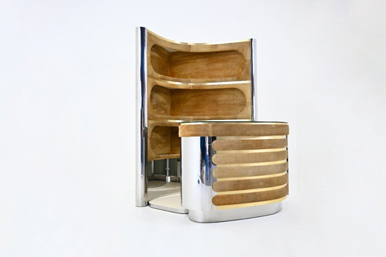 Image 1 of Barset toegeschreven aan Willy Rizzo, jaren 70