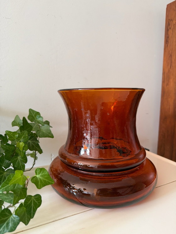Vaso brutalista color ambra – Vasi, Vetro (photo 2 of 5)