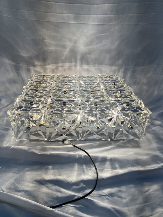 Image 1 of Lampada da soffitto vintage in cristallo Kinkeldey Leuchten esclusiva!