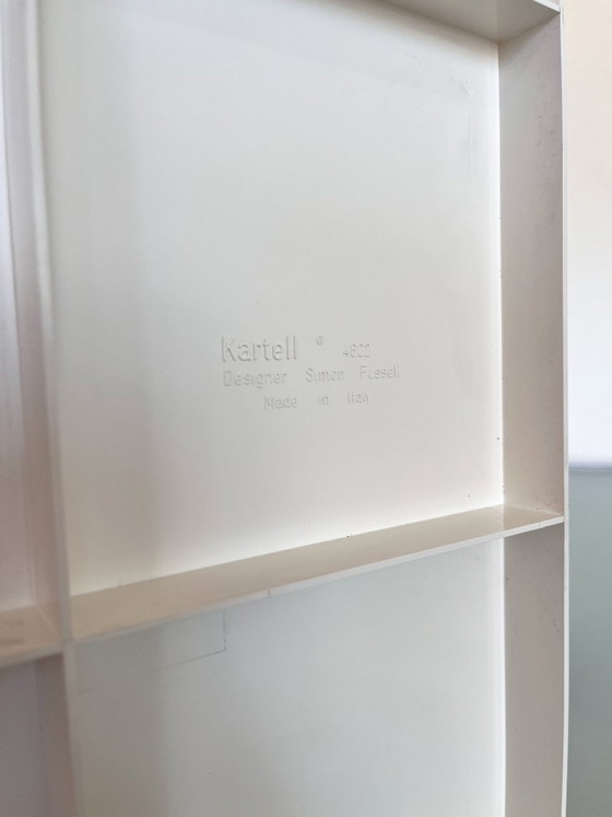 Image 1 of Cassettiera modulare vintage Kartell Simon Fussel Modulaire 4602 in ABS color crema.