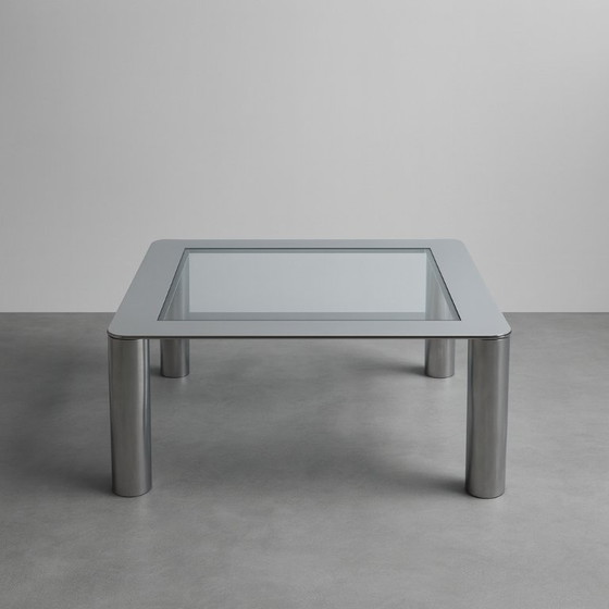 Image 1 of Table basse Space Age en chrome Cinova