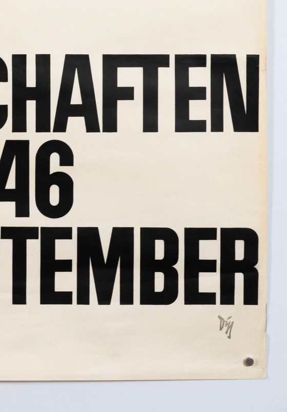 Image 1 of Rad Weltmeisterschaften Zürich – 1946 – Original Vintage Lithograph by Axel Walter Diggelmann – Mid-Century – 128x90.5 cm