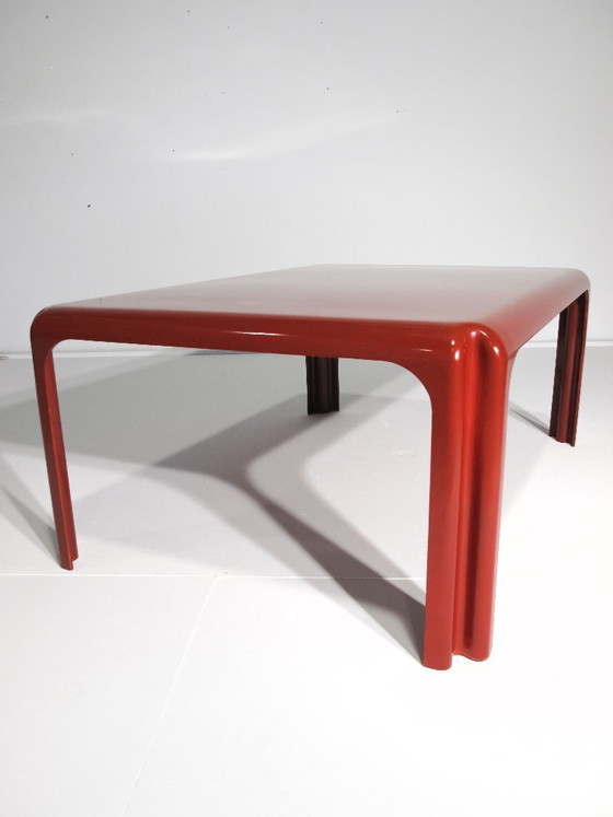 Image 1 of ARTEMIDE coffee table ARCADIA by Vico Magistretti / RED / PATENT 178920-16833