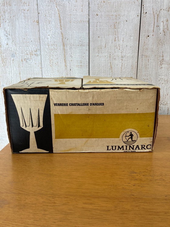 Image 1 of Set di 12 bicchieri di cristallo con scatola originale.