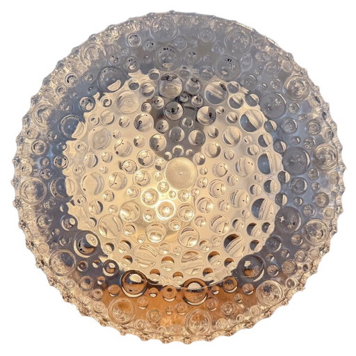Applique murale ou plafonnier vintage en verre, années 1970 – wandlampen, Glass, Metal (photo 2 of 16)