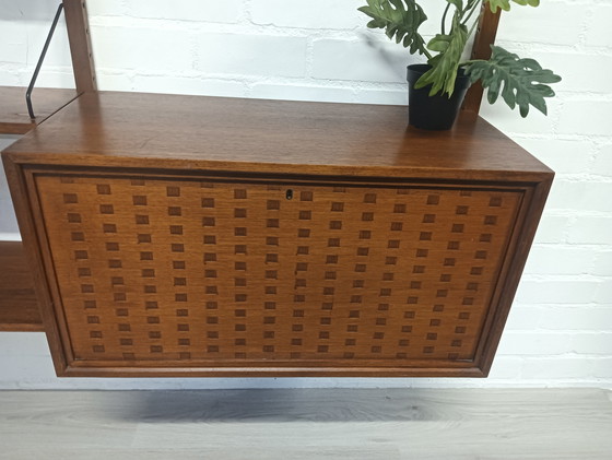 Image 1 of Mueble de pared modular Poul Cadovius, teca, Dinamarca