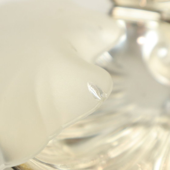 Image 1 of Silver-Plated Shell Butter Dish Caviar Holder