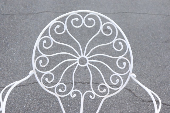 Image 1 of Tuinset met tafel en 6 fauteuils, Italië, jaren 70