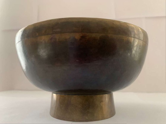 Image 1 of Scatola con coperchio Bonbonniere di Hans Przyrembel, Marianne Brandt, Alfred Lipovec, Bauhaus, ottone