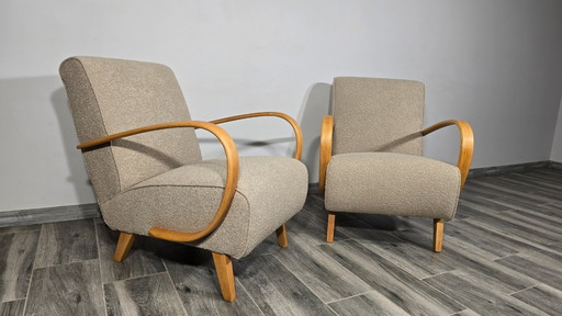 Sillones de Jindrich Halabala, juego de 2